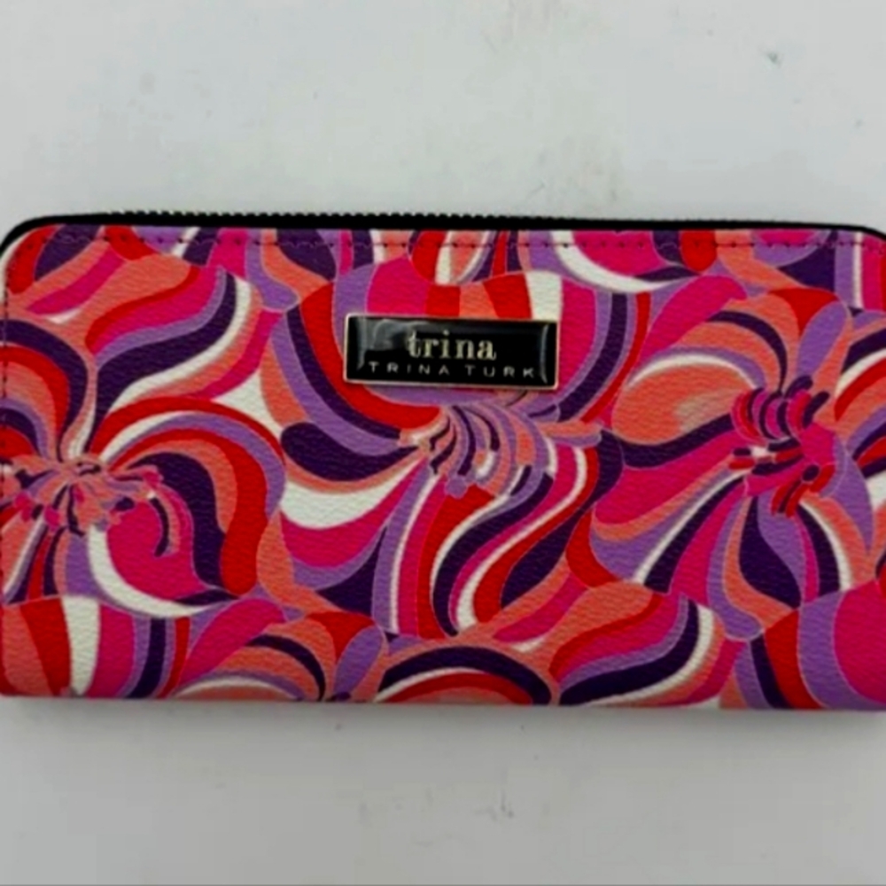 Trina Turk Multicolor Swirl Wallet